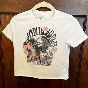 Kids’ 5/6 Abercrombie tshirt with Janis Joplin logo